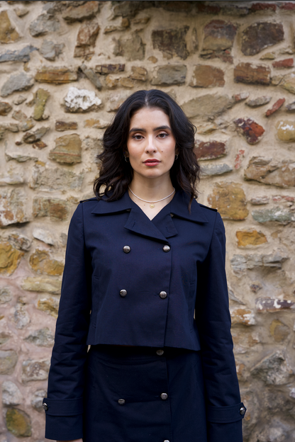 Qamar double-breasted jacket