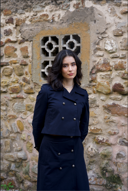 Qamar double-breasted jacket